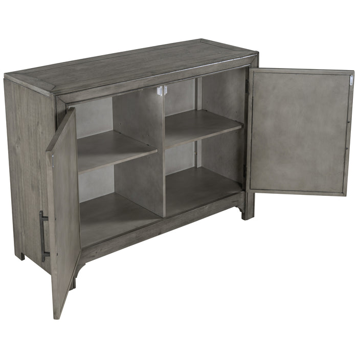 Modern Console Table Sofa Table for Living Room - Antique Gray