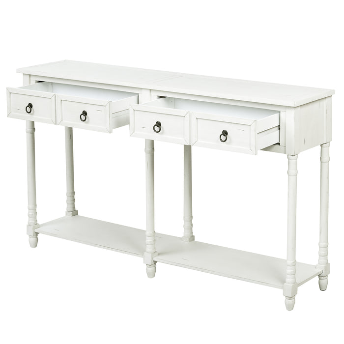 Console Table - Antique White