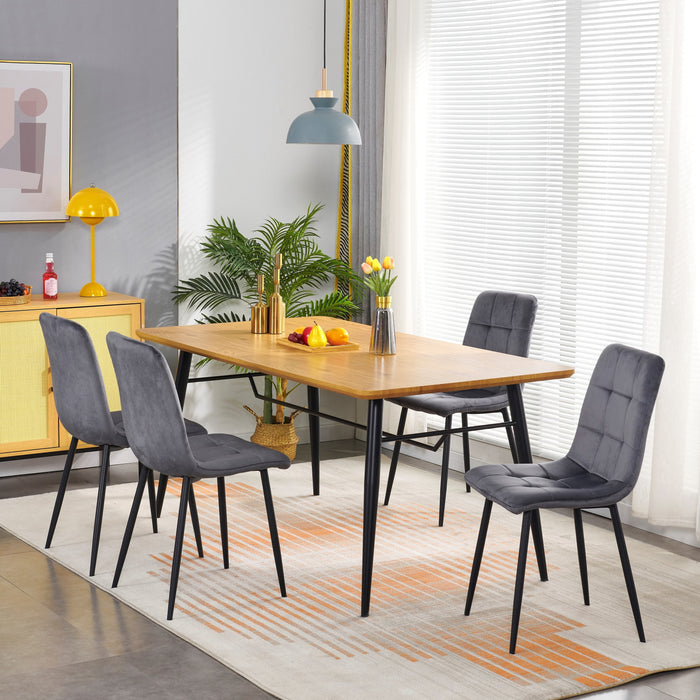 Modern Velvet Dining Chairs (set of 4)