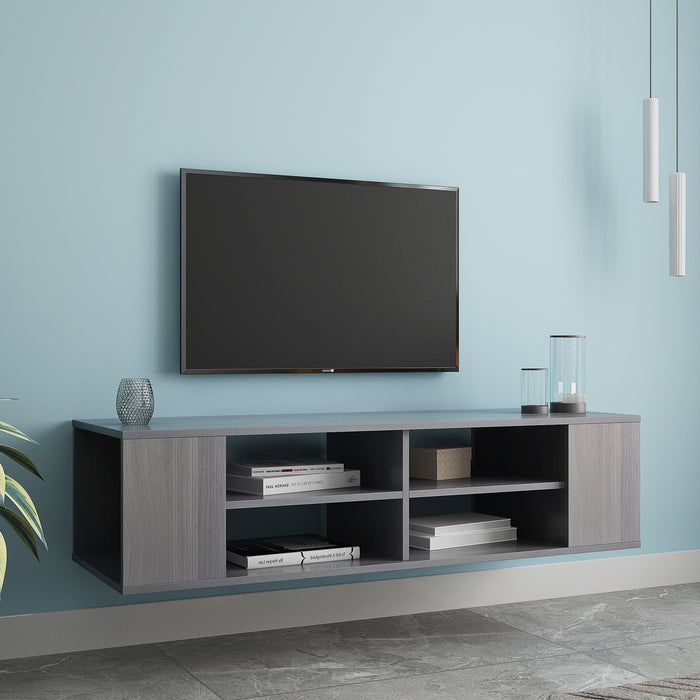 Floating TV Stand-Blackoak