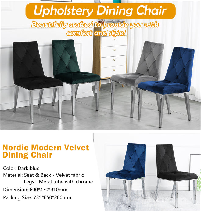 Modern luxury dinning room chairs  (Set of 2)