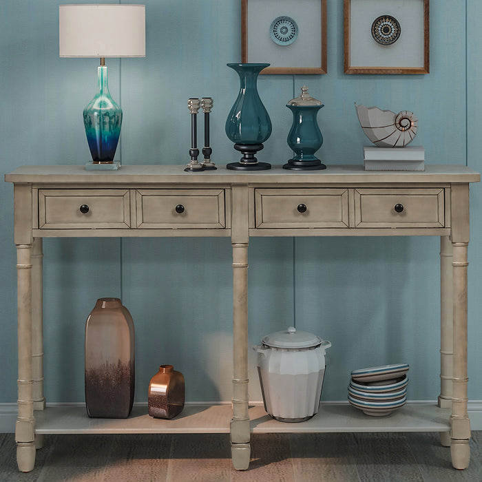 Console Table - Brown Wash