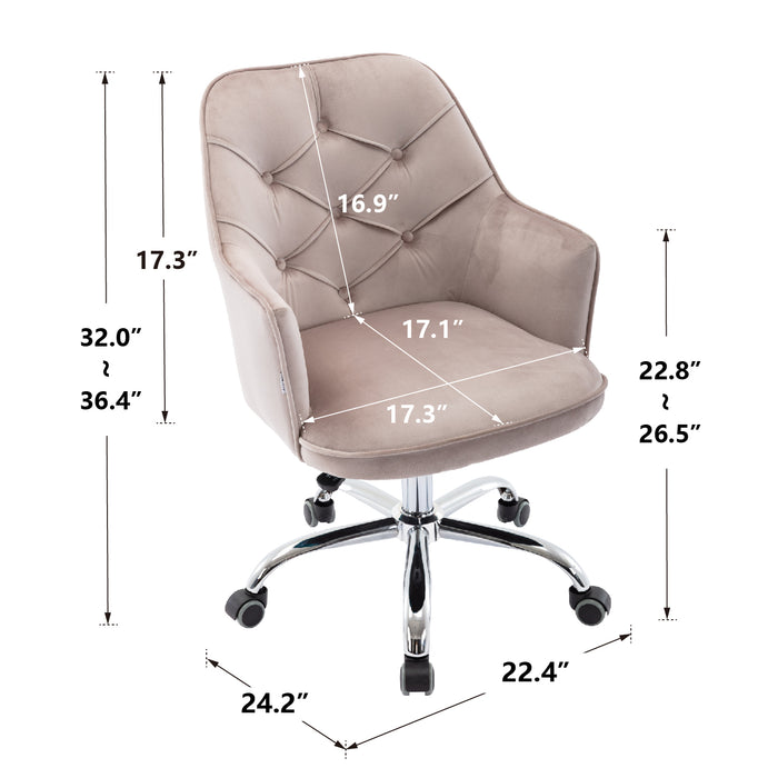 Modern Leisure Office chair -  Grey