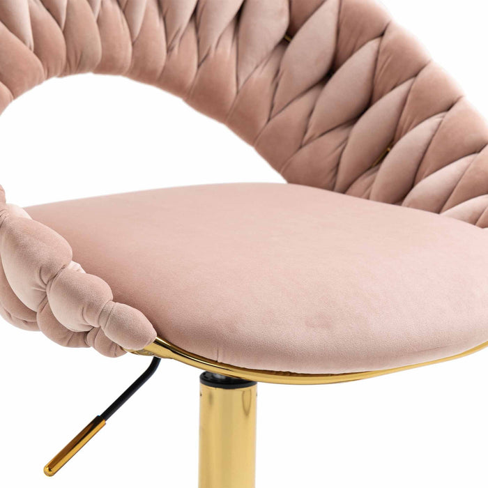 Adjustable Swivel Chair - Pink