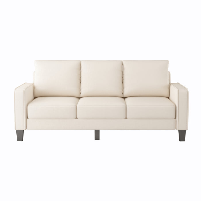 Modern Living Room Furniture Sofa - Beige Fabric