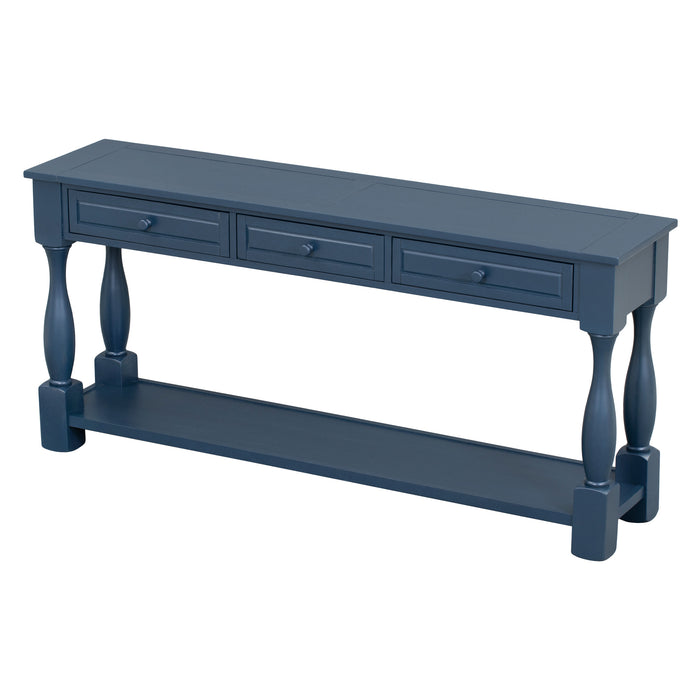 Console Table - Navy Blue