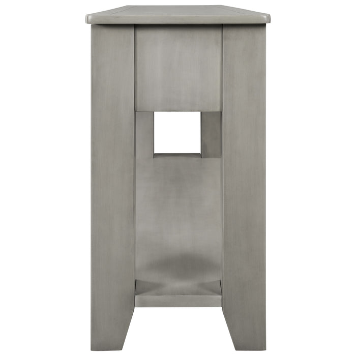 Modern Console Table for Living Room - Gray