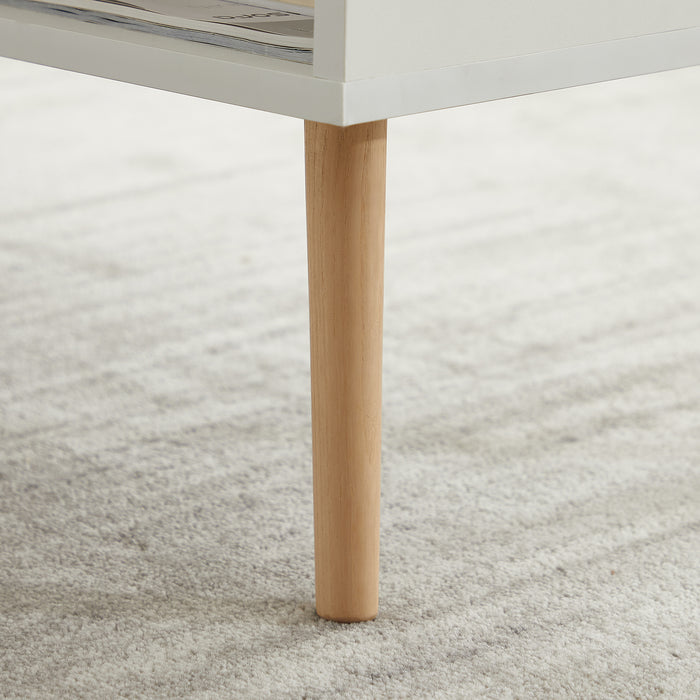 Lift Top Coffee table - white