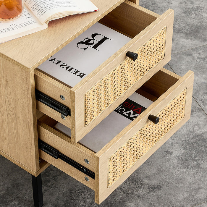 Modern simple storage Nightstand