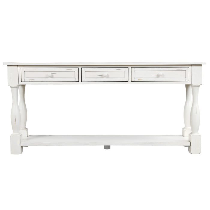 Console Table - Antique White