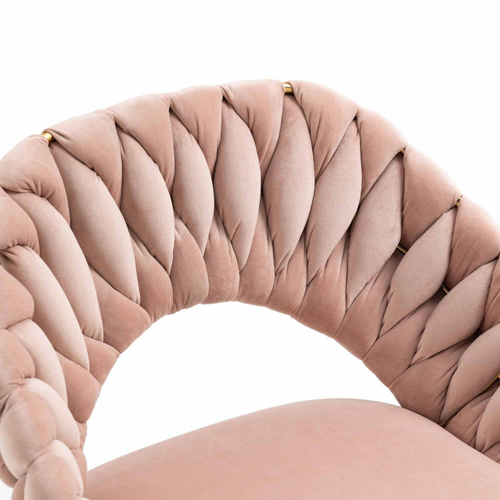 Adjustable Swivel Chair - Pink