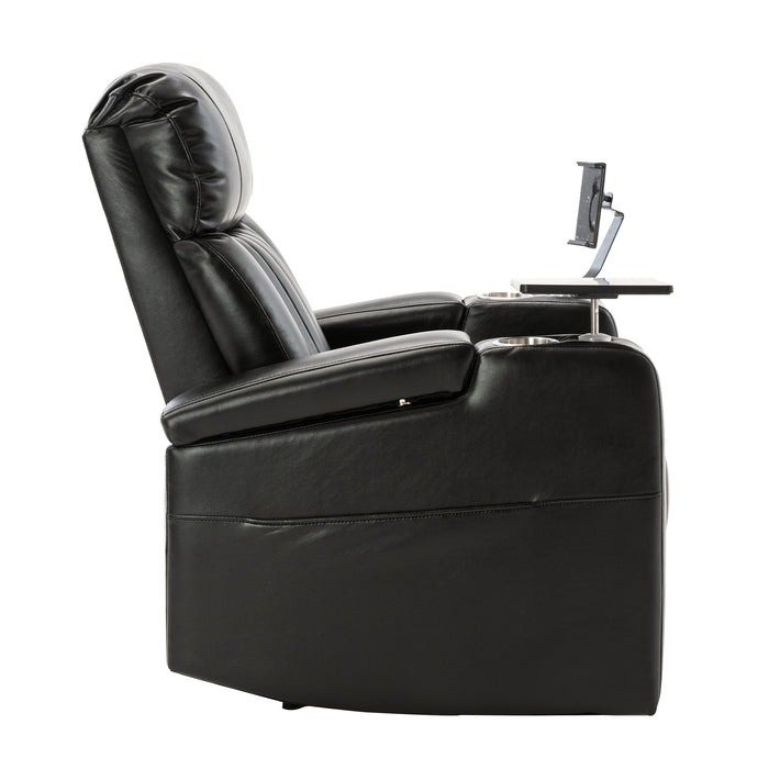 Orisfur. Power Motion Recliner with USB Charging Port and Hidden Arm Storage