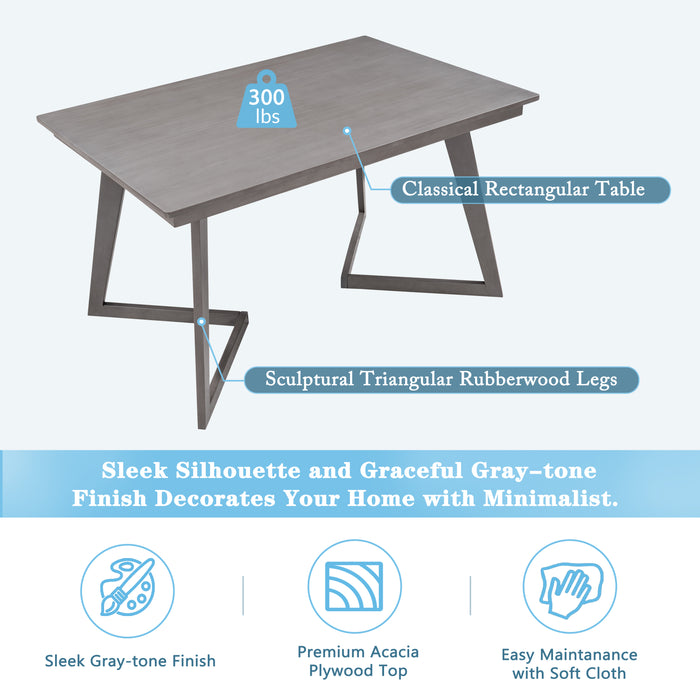 5-Piece Dining Set - Gray