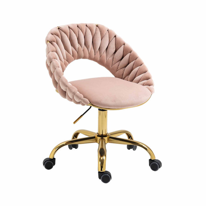 Adjustable Swivel Chair - Pink