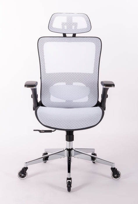 Ergonomic Mesh Office Chair - (WHITE MESH)