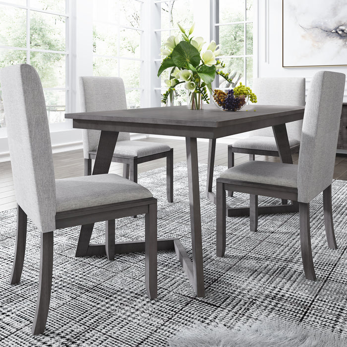 5-Piece Dining Set - Gray