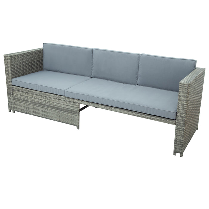 4-piece Outdoor Patio Set - Gray