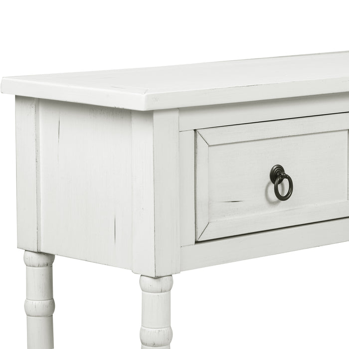 Console Table - Antique White