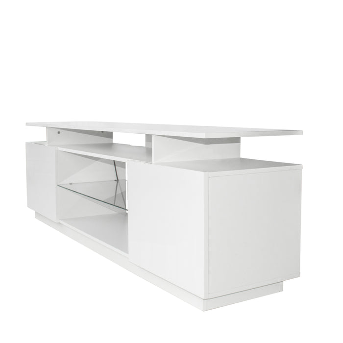 White TV Stand for 80 Inch TV Stands