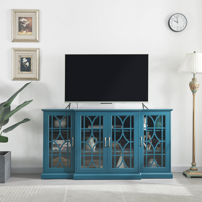 63” TV Stand -Teal Blu