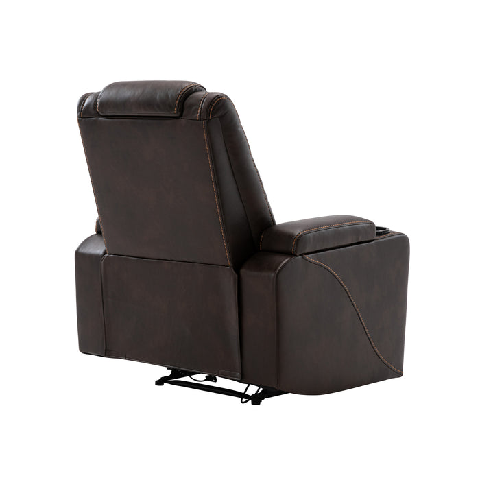 Orisfur. Power Motion Recliner w/Adjustable Headrest