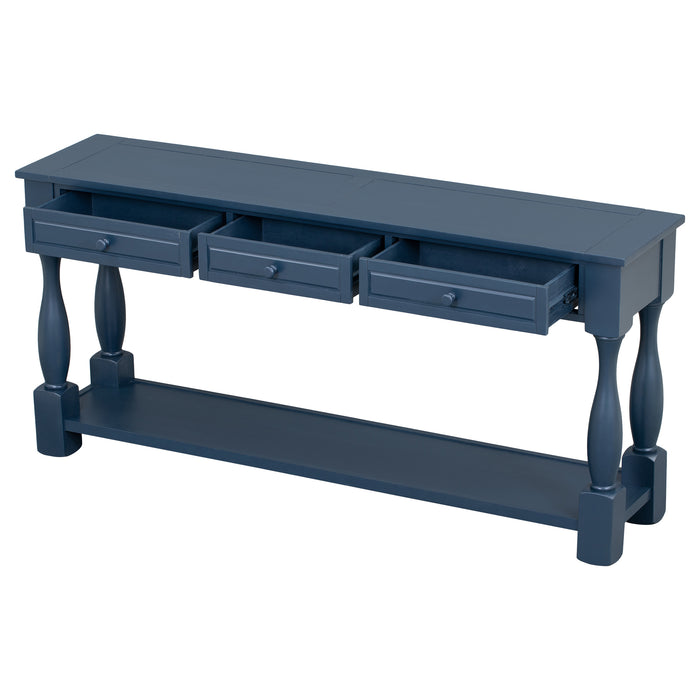 Console Table - Navy Blue