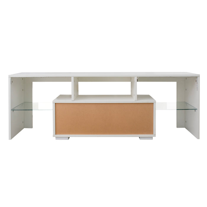 Entertainment TV Stand With LED Light