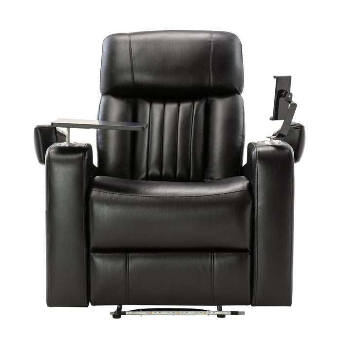 Orisfur. Power Motion Recliner with USB Charging Port and Hidden Arm Storage