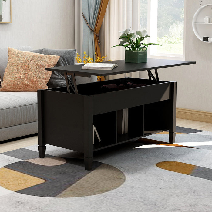 Lift Top Coffee Table-Black