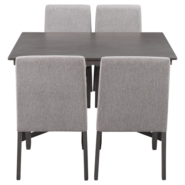 5-Piece Dining Set - Gray