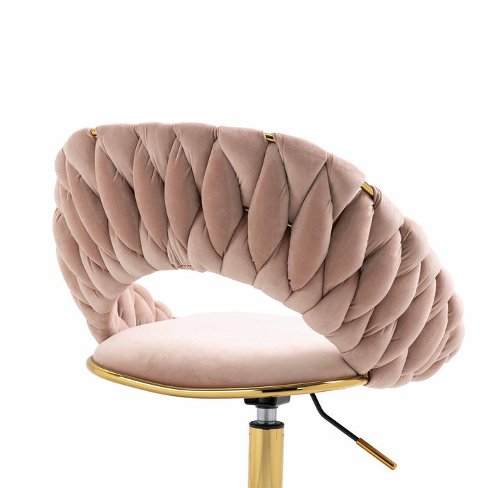 Adjustable Swivel Chair - Pink