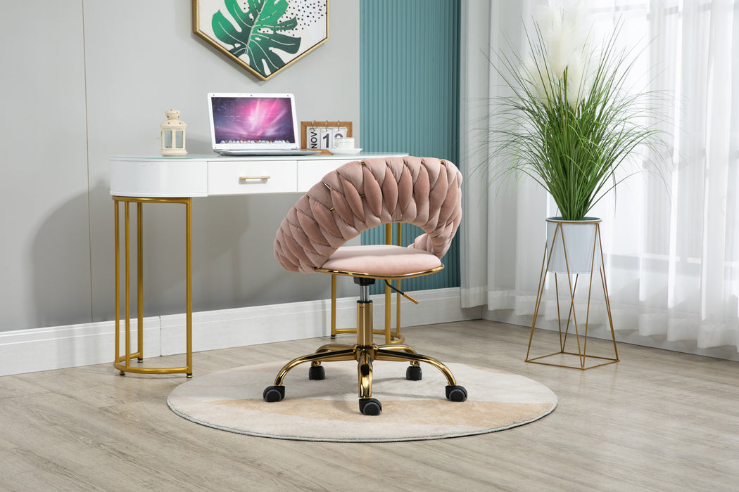 Adjustable Swivel Chair - Pink