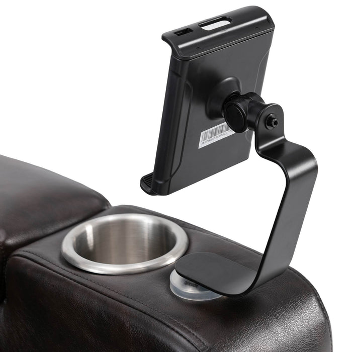 Power Motion Recliner with USB Charging Port and Hidden Arm Storage