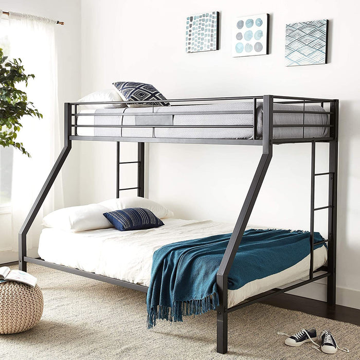 Bunk Bed (Twin XL/Queen) - Sandy Black