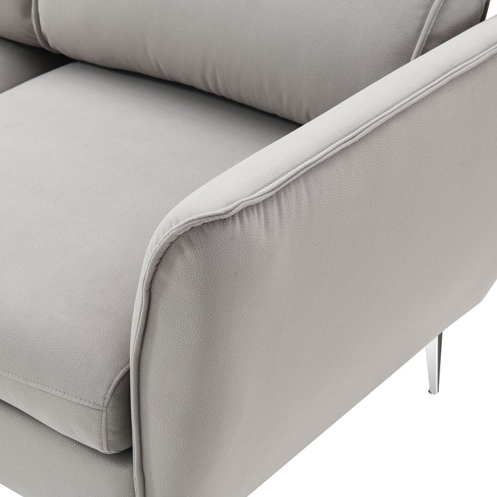 Convertible L Shape Sectional Sofa - Gray