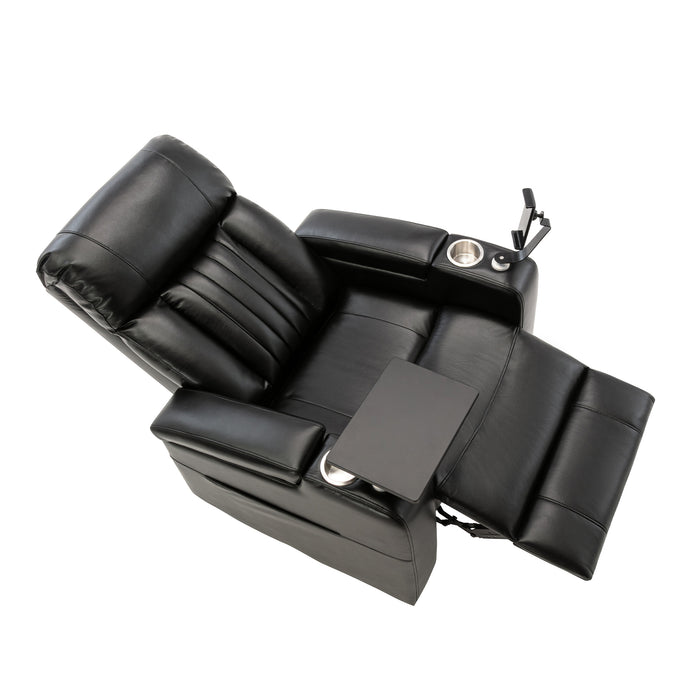 Orisfur. Power Motion Recliner with USB Charging Port and Hidden Arm Storage