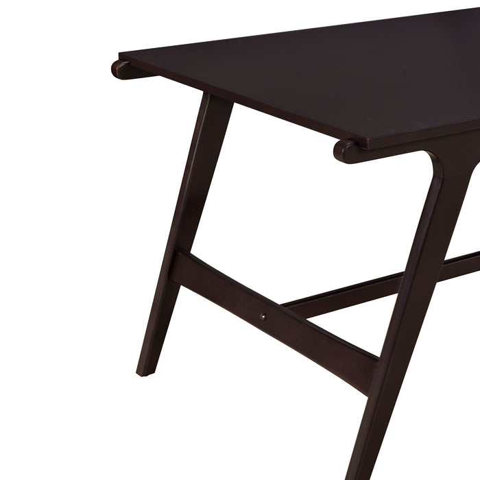 5-Piece Mid-Century Style Dining Table Set- (Wenge)