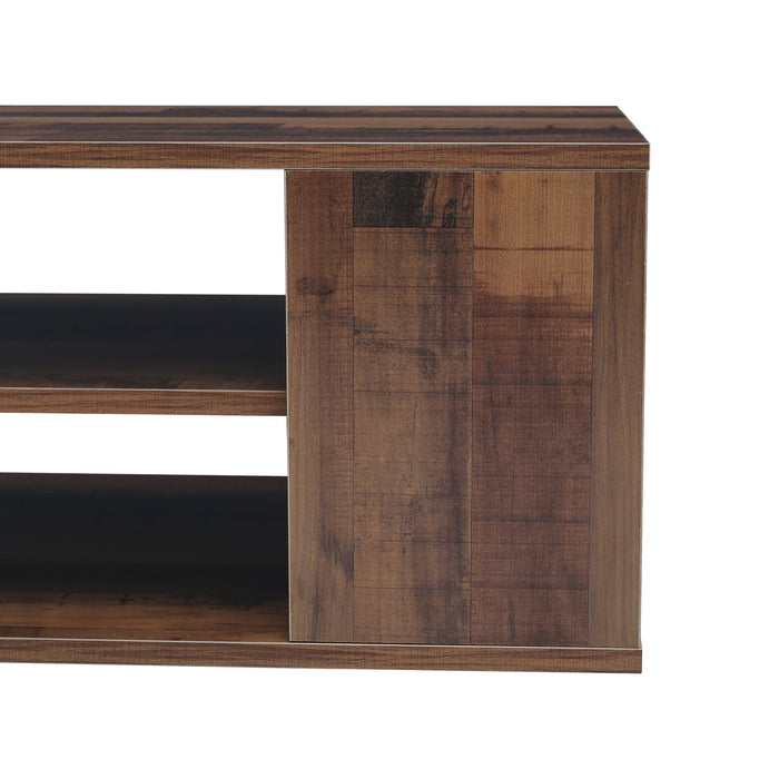 Floating TV Stand - Brown