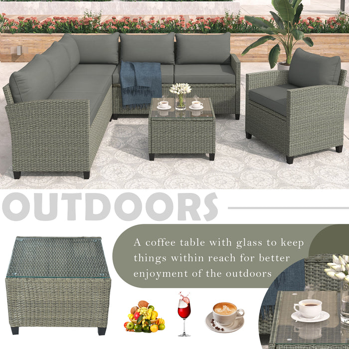 5 Piece Outdoor Conversation Set