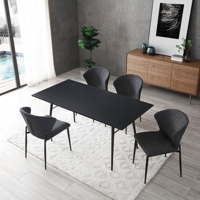 Dining Table Black top 1800mm