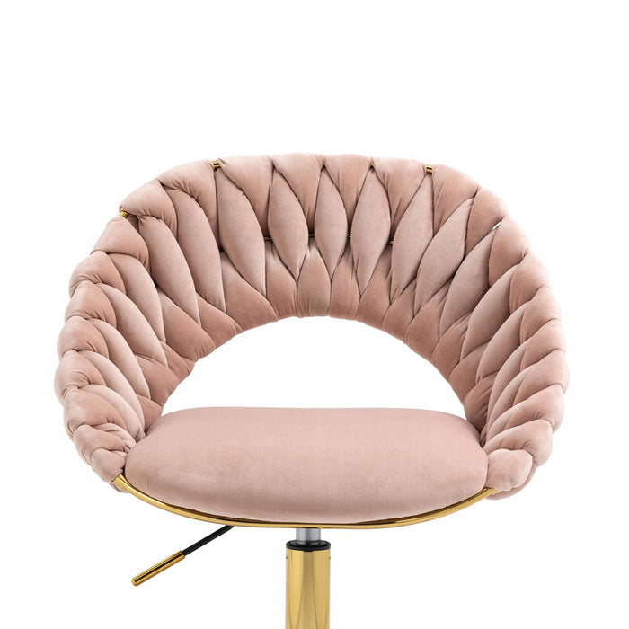 Adjustable Swivel Chair - Pink