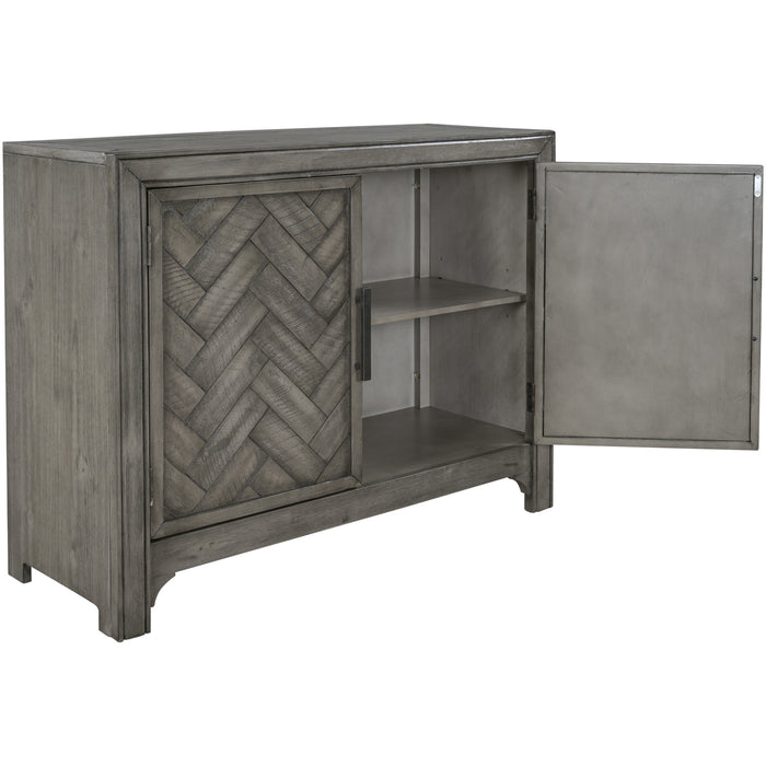 Modern Console Table Sofa Table for Living Room - Antique Gray