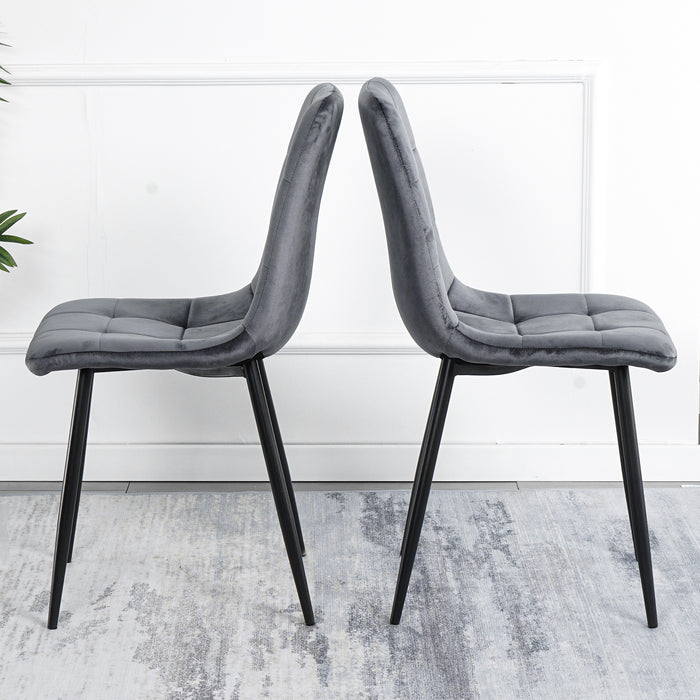 Modern Velvet Dining Chairs (set of 4)