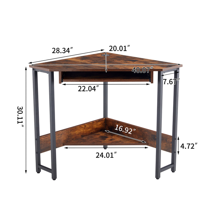 Triangle Computer Desk,Corner Desk