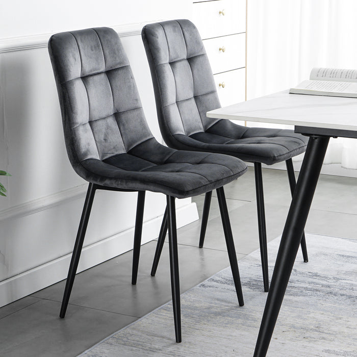 Modern Velvet Dining Chairs (set of 4)