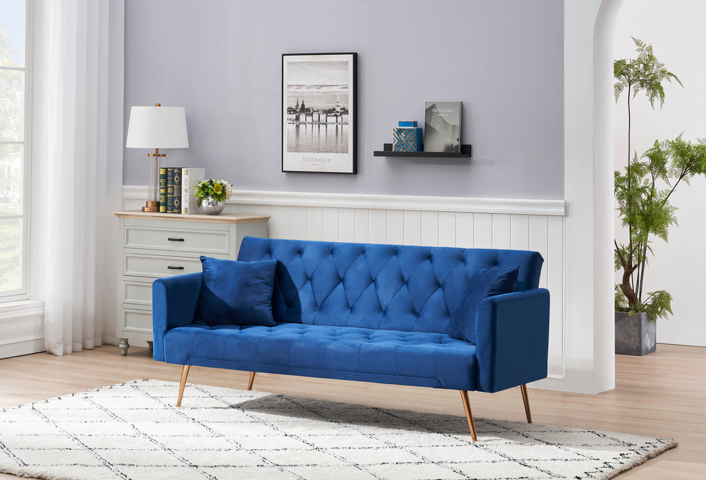 Convertible Sofa Bed - Blue