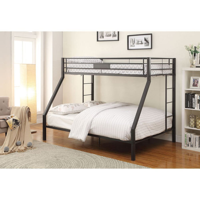 Bunk Bed (Twin XL/Queen) - Sandy Black