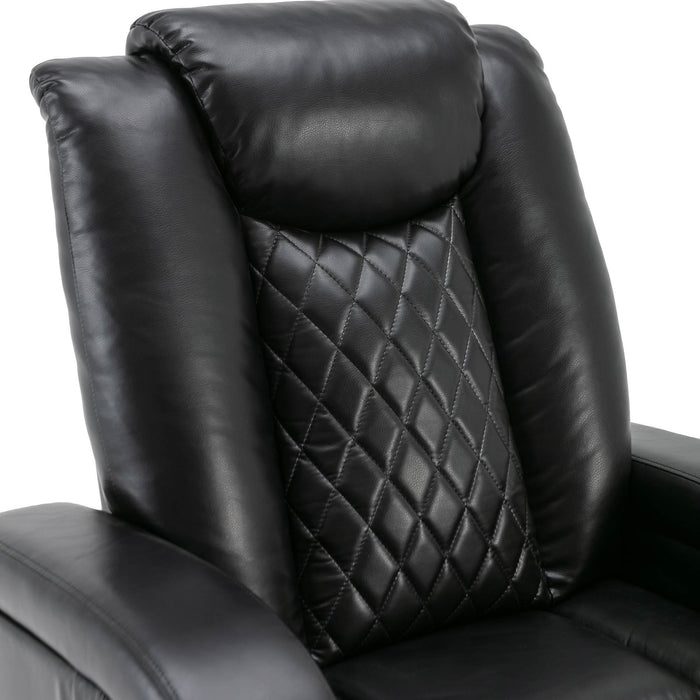 Power Motion Recliner with USB Charge Port and Cup Holder