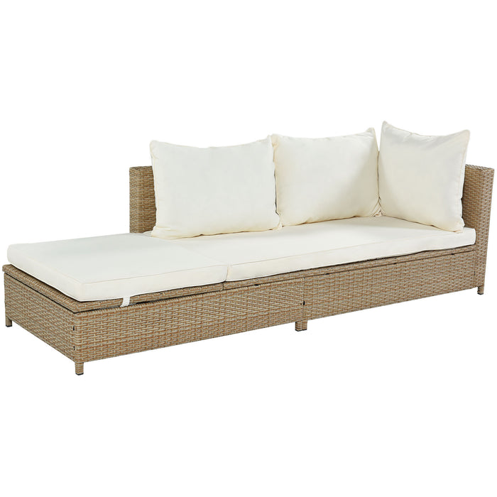 3-Piece Rattan Sofa Set