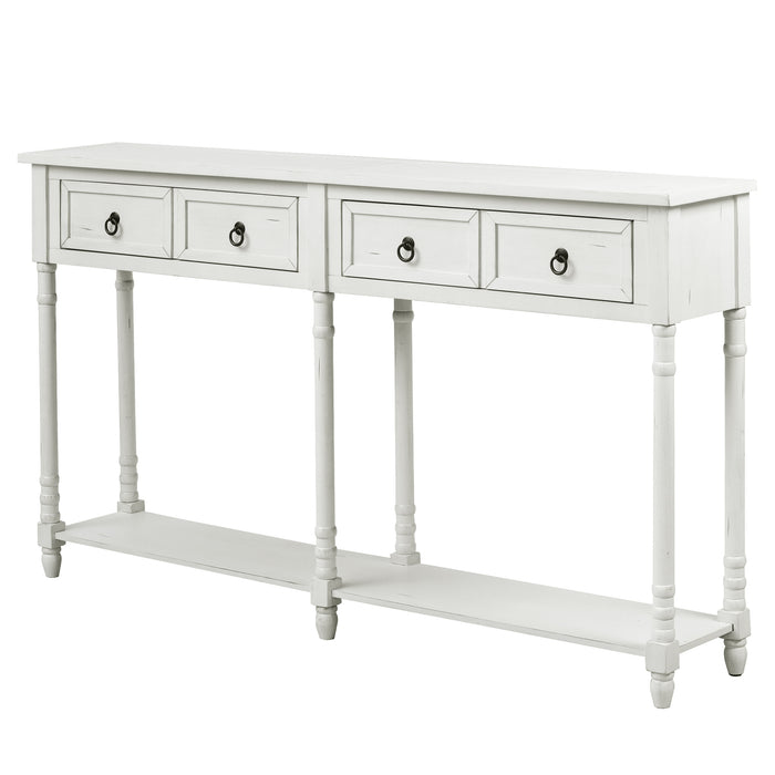 Console Table - Antique White